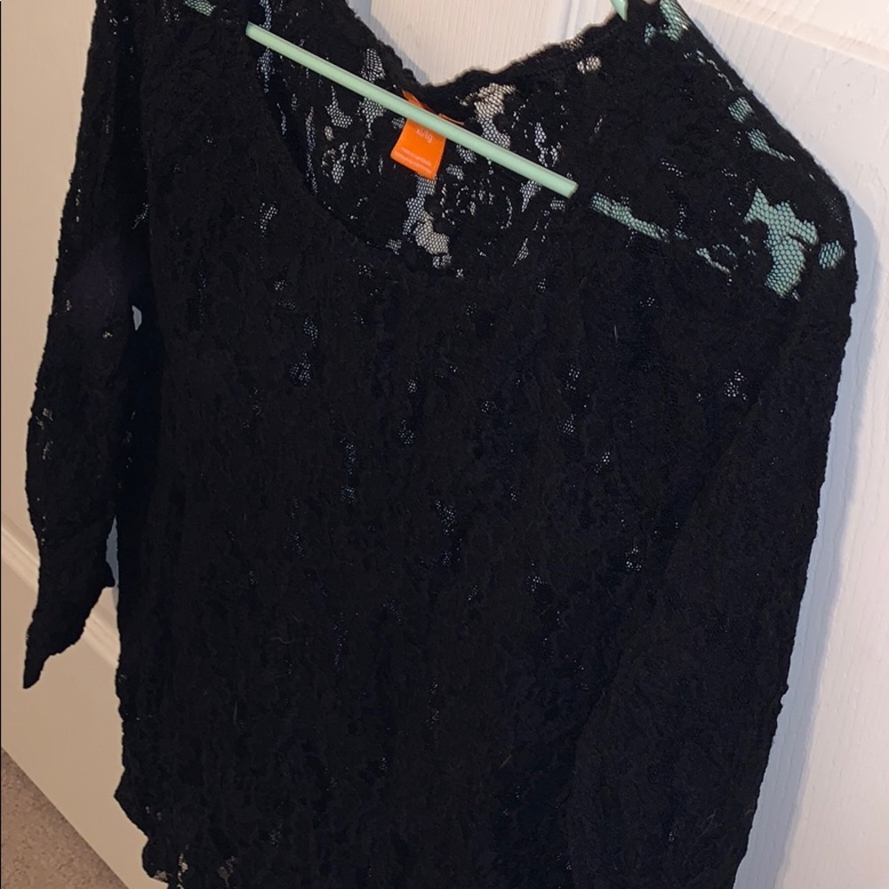 🌻Black Lacey Top🌻
